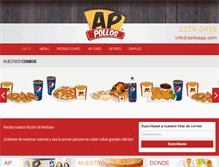 Tablet Screenshot of pollosap.com